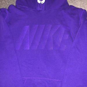 Purple nike sweatshirt
